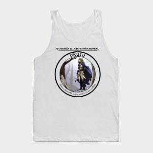 Sword and Motivational - Druid Light Tank Top